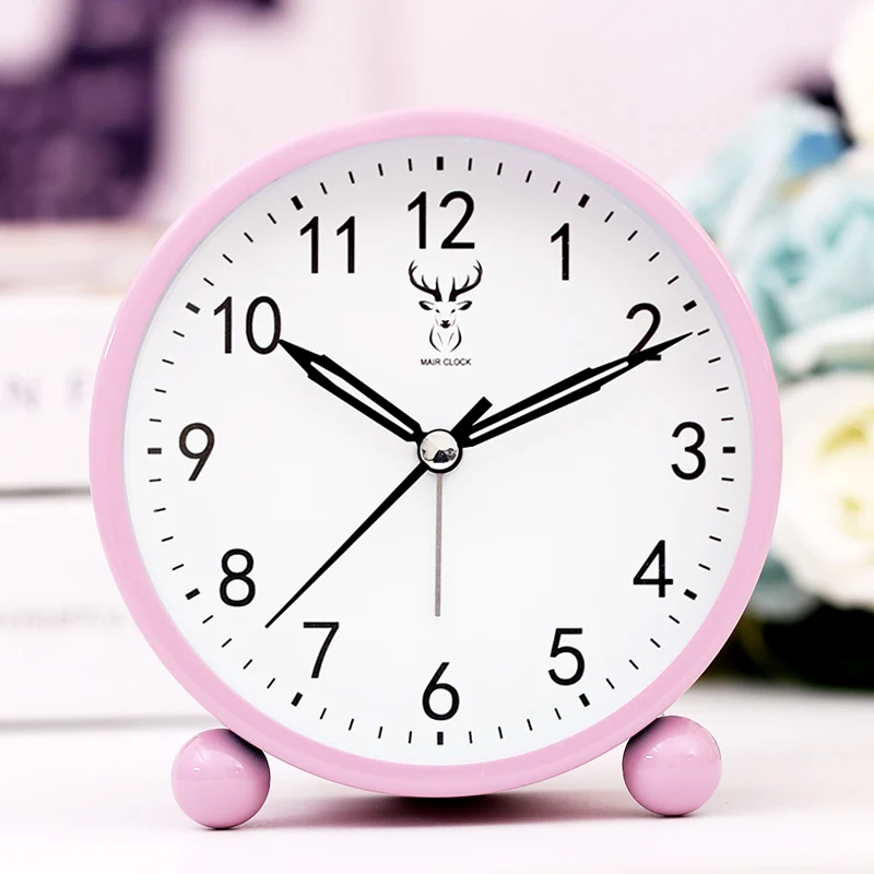 

Girls Bedroom Bedside Animal Cartoon Small Simple Alarm Clock Kids Desk Digital Sleep Alarm Clock Living Room Decoration OO50AC