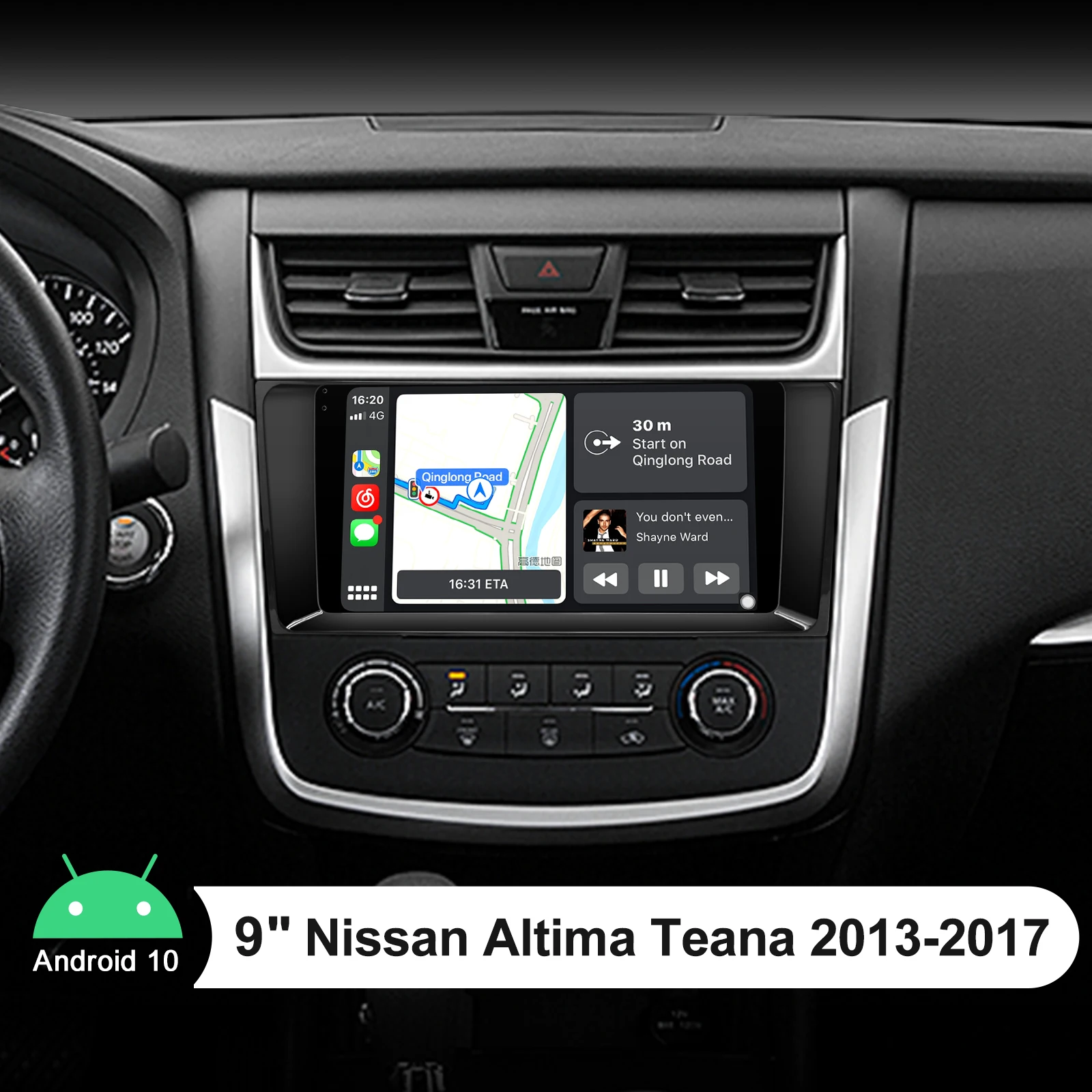 

9” Car Radio Multimedia Automotive Sound Autoradio For Nissan Altima Teana 2013-2017 With Android Auto &Car Stereo Apple CarPlay