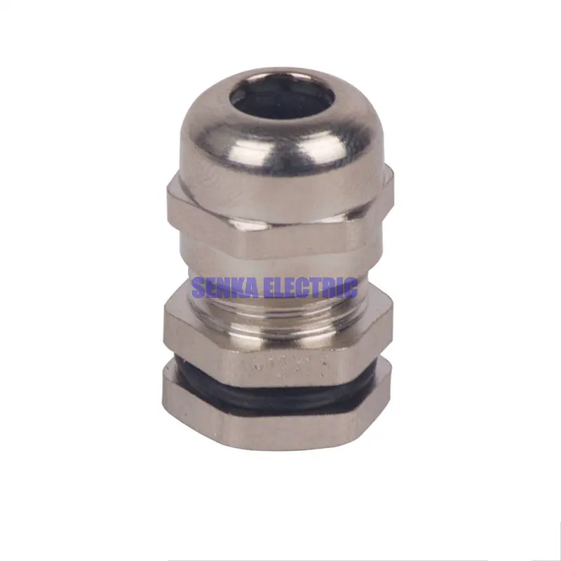 

10 шт./лот PG9 водонепроницаемый IP68 никелированный латунный соединитель кабельной втулки для кабеля 4-8 мм