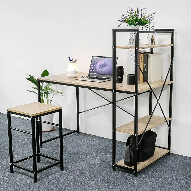 

Компьютерный стол-органайзер, 4-ярусный компьютерный стол в современном стиле, книжные полки для дома и офиса, мебель для гостиной