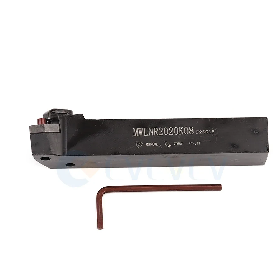 WWLNR2020 WWLNR2525M08 WWLNL portaherramientas de torneado exterior + 10 Uds WNMG de alta temperatura de insertos de carburo herramientas de torno conjunto
