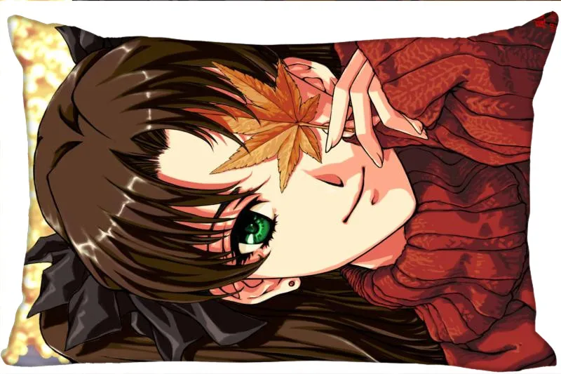 Пользовательская Подушка Чехол Tohsaka Рин прямоугольная искусственная 45x35 см (с