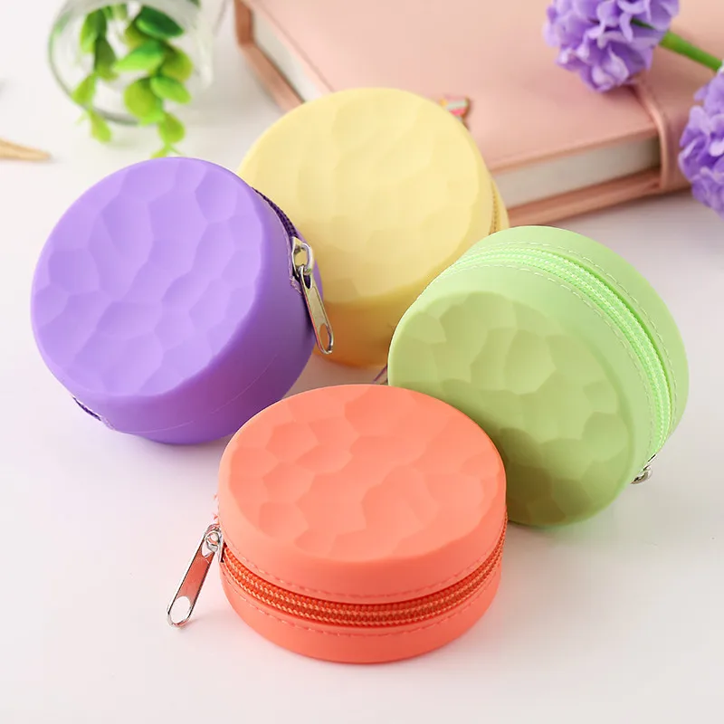 

Women Silicone Coin Purse Cartoon Round Wallet Headset Bag Samll Change Purse Wallet Pouch Bag for Kids Girl Gift Child Handbags