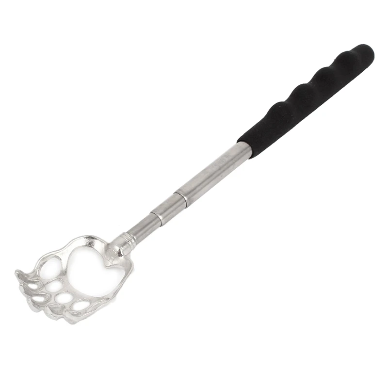 

Bear Claw Telescopic Massage Back Scratcher 58Cm Silver Black