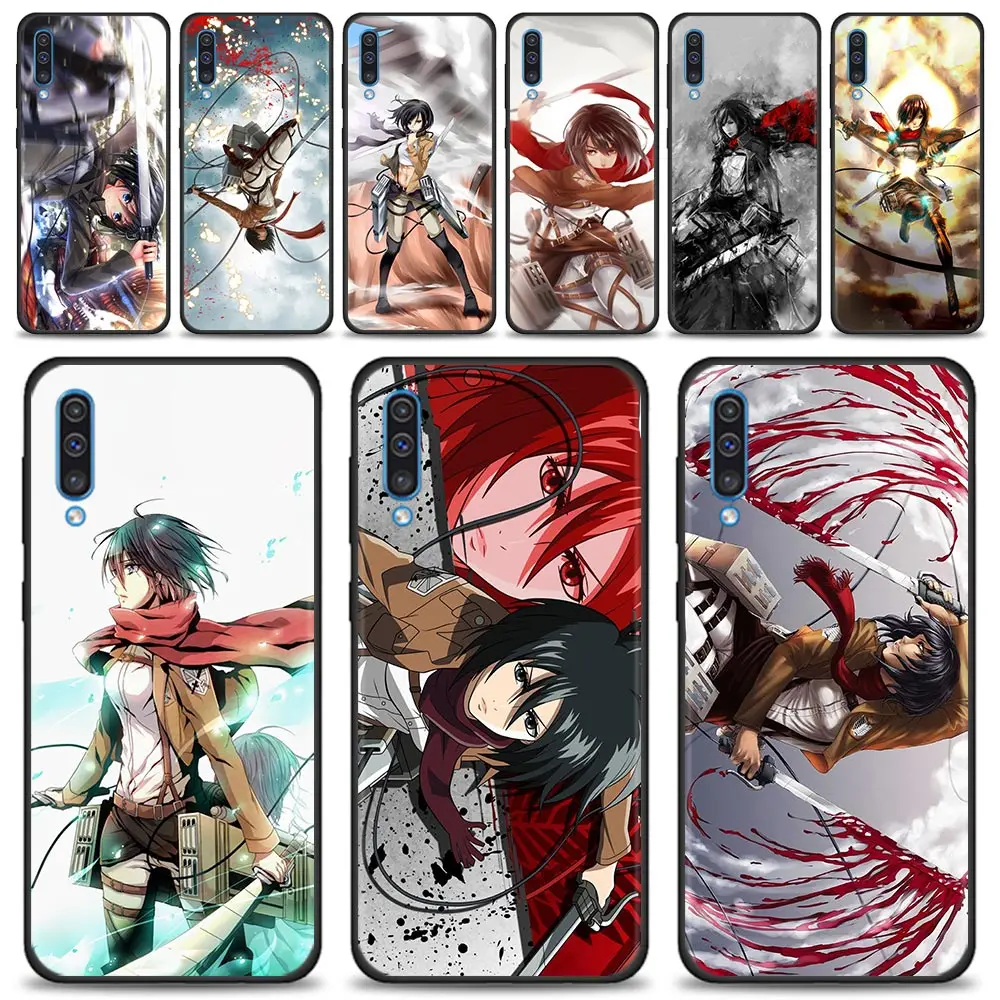 

Аниме атака на Титанов mikasa ackerman для Samsung Galaxy A50 A70 A10 A20e A30 A40 A20s A10s A10e A80 A90 A60 A30s чехол для телефона