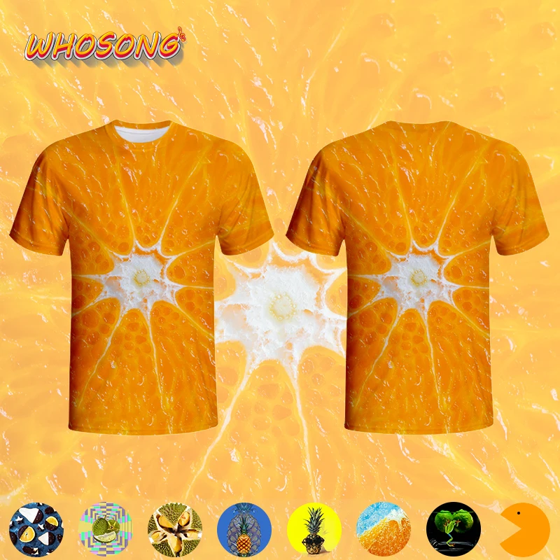 Футболка WHOSONG с 3D рисунком новинка индивидуализированная уличная одежда