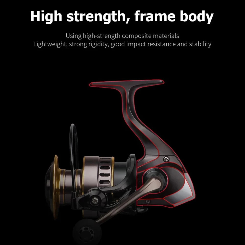 

1PCS All Metal Fishing Reel Max Drag 10KG Ration Speed 5.2:1 Reel Fishing High Speed Spool Spinning Reel Saltwater