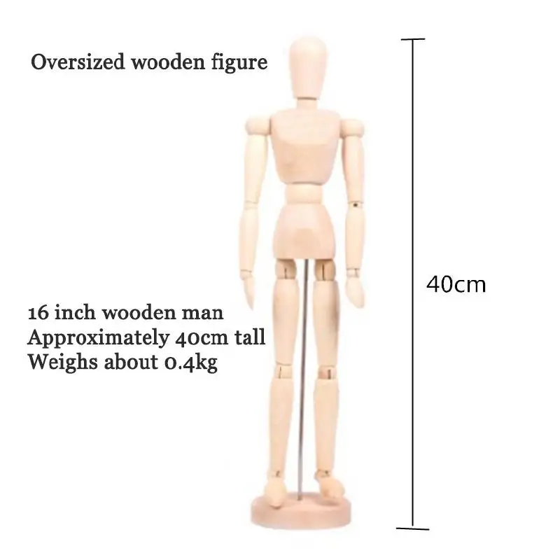 Супер большой 16 дюймов новый искусственный подвижный манекен с подвижными