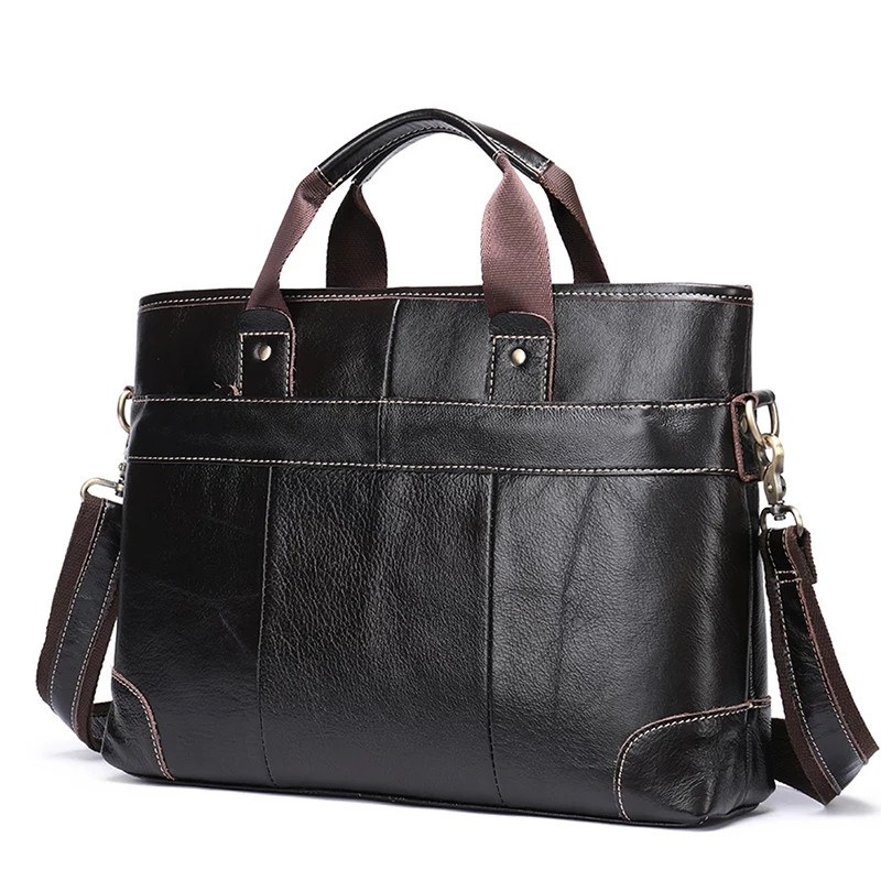 

Сумка-мессенджер Luufan мужская из натуральной кожи, портфель для ноутбука 14, саквояж на плечо