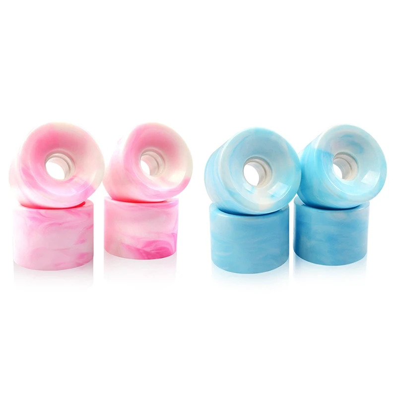 

HOT 4Pcs 78A 90% Super High Rebound Wear-Resistant 70X51mm Skateboard Wheel for Longboard Street Skateboard