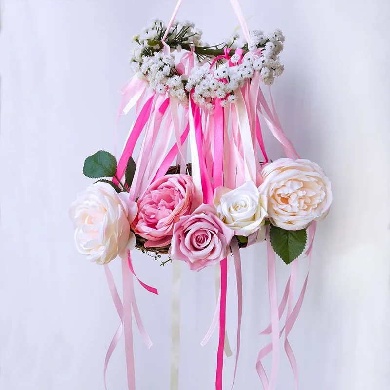 25 ярдов/рулон корсаж атласные ленты DIY свадебное платье для рождественской