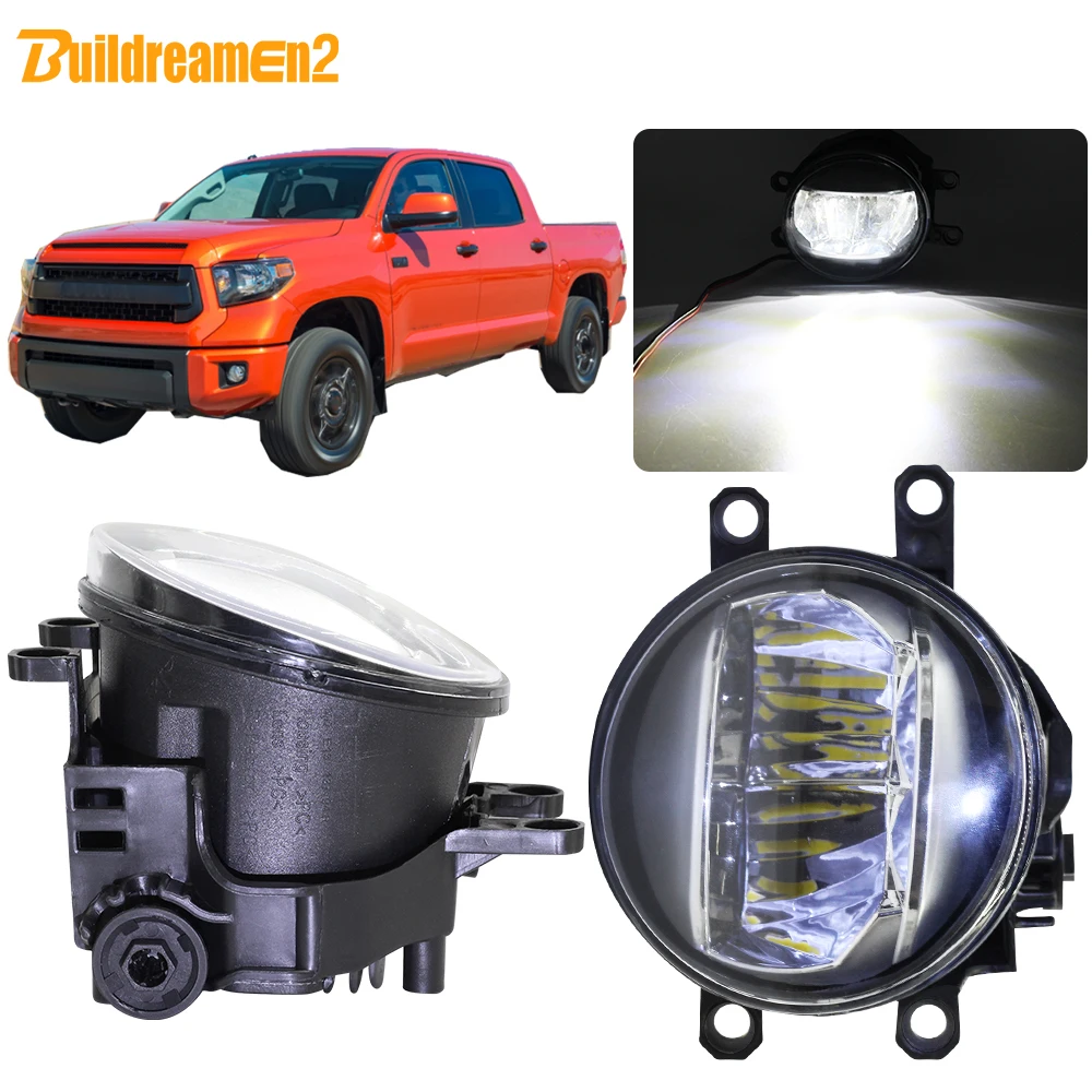 Buildreamen2 для Toyota Tundra 2014 2015 2016 автомобилей правый + левый туман светильник 4000LM