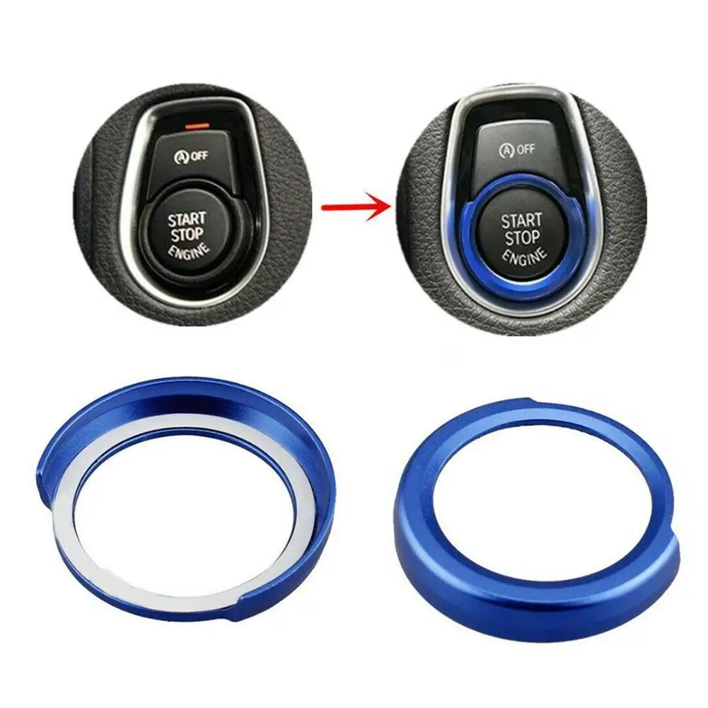 Автомобильный Стайлинг кнопка запуска вертикальная панель для автомобильного