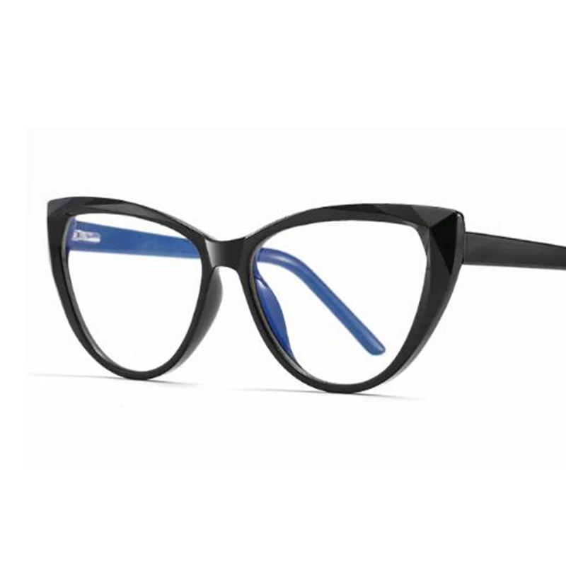 Очки с сисветильник прозрачные очки для компьютера кошачий глаз оптическая