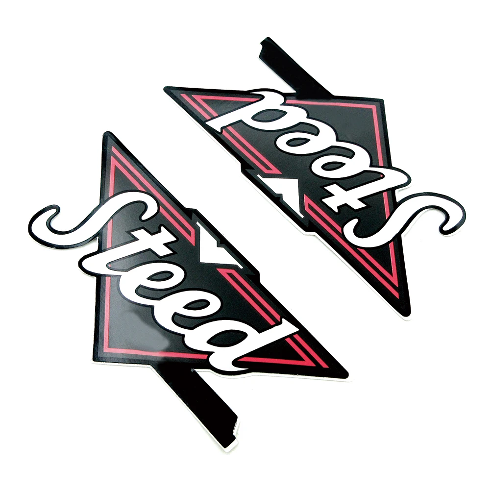 

2 шт. эмблема топливного бака мотоцикла VLX 400/600 декоративные наклейки аксессуары для Honda Steed 400/600 3D наклейка