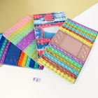 Шахматная доска с большими пузырями Радуга, игрушка-антистресс для детей и взрослых, разноцветные игрушки-антистресс