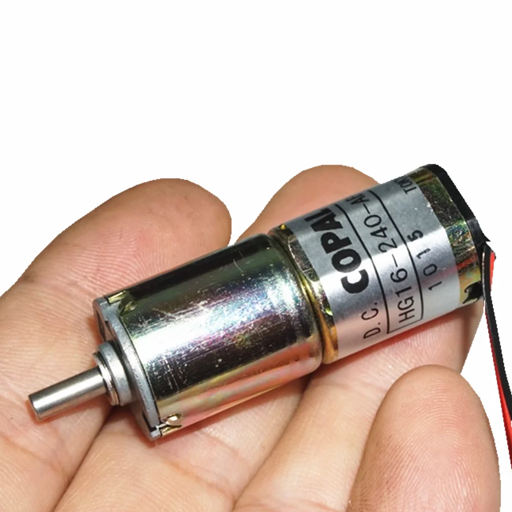 Миниатюрный 16 мм планетарный мотор редуктор японский копал HG16 напряжение 6 В/12 В