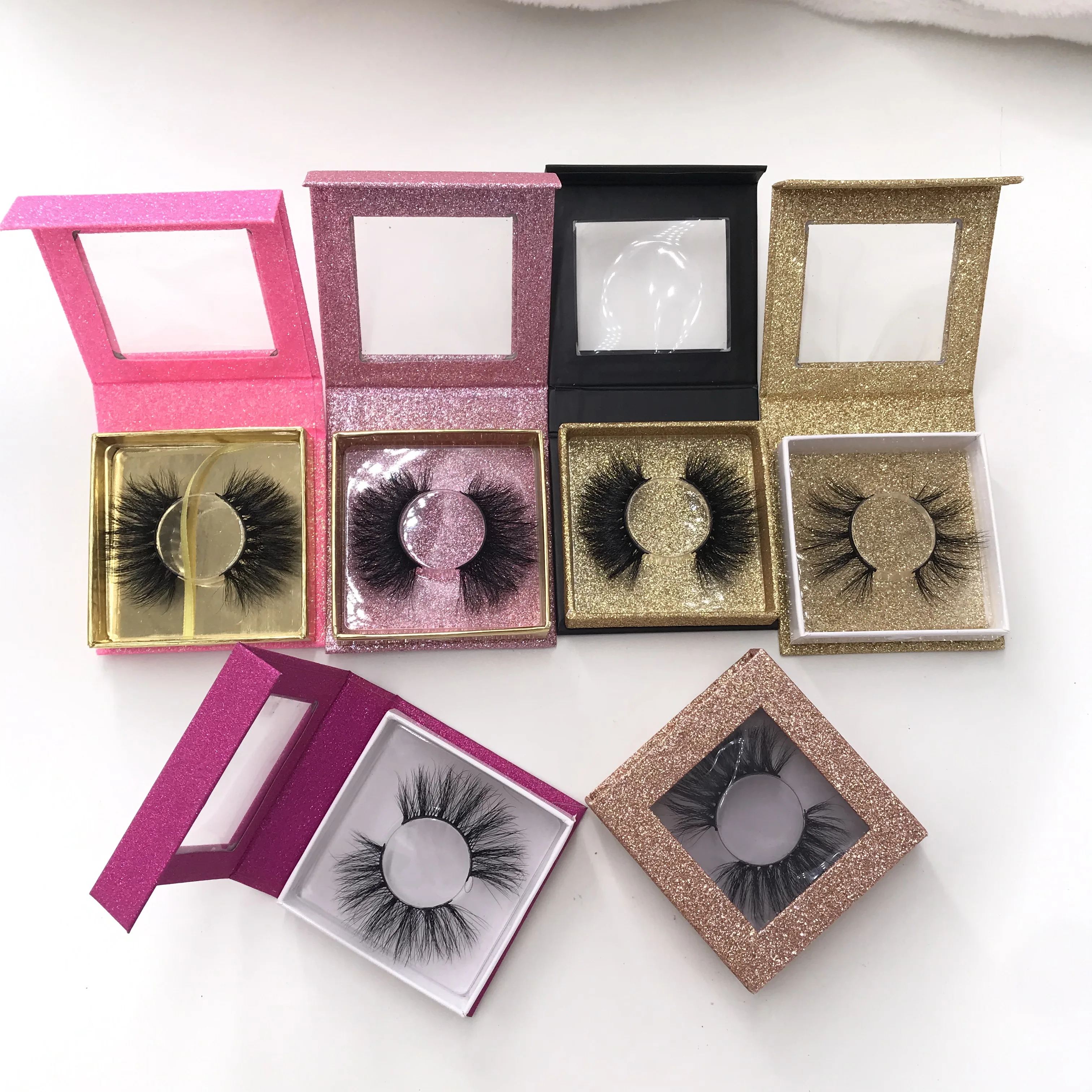 6 парт/лот 25 мм 5D норковые ресницы по лучшей цене высококачественные