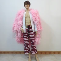 one piece donquixote doflamingo joker cos christmas party halloween uniform outfit cosplay costume customize any size