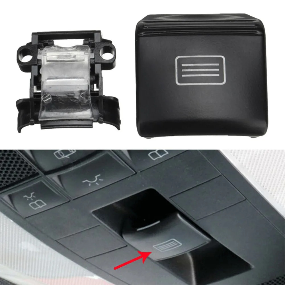 

1PCS Car Sunroof Switch Button Trim Cover Replace For W204 C-CLASS W212 A207 E-CLASS W218 Car Interior Accessories