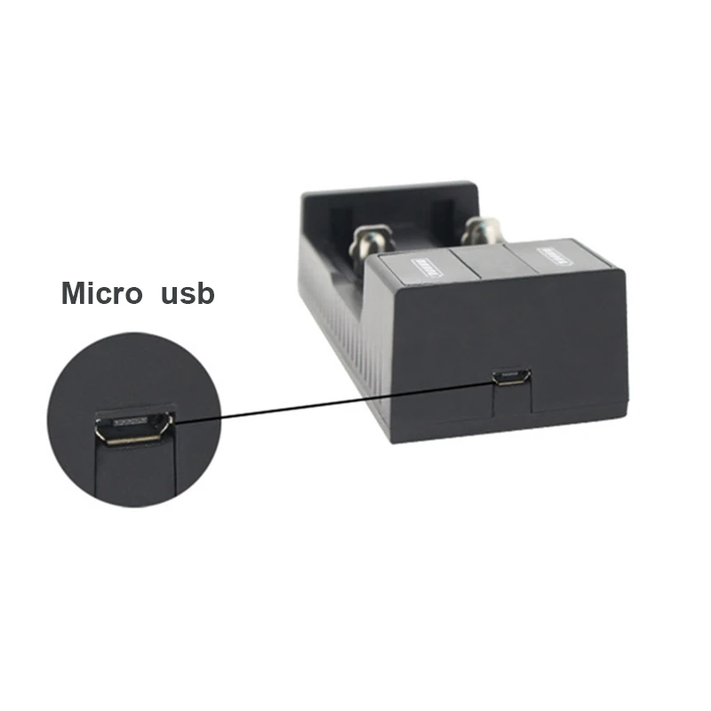 Универсальное зарядное устройство с 2 USB разъемами для литий ионных