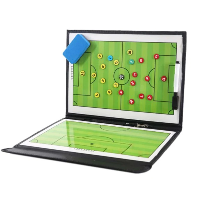 

Football Portable Magnetic Trainning Equipments Foldable Soccer Tactical Board