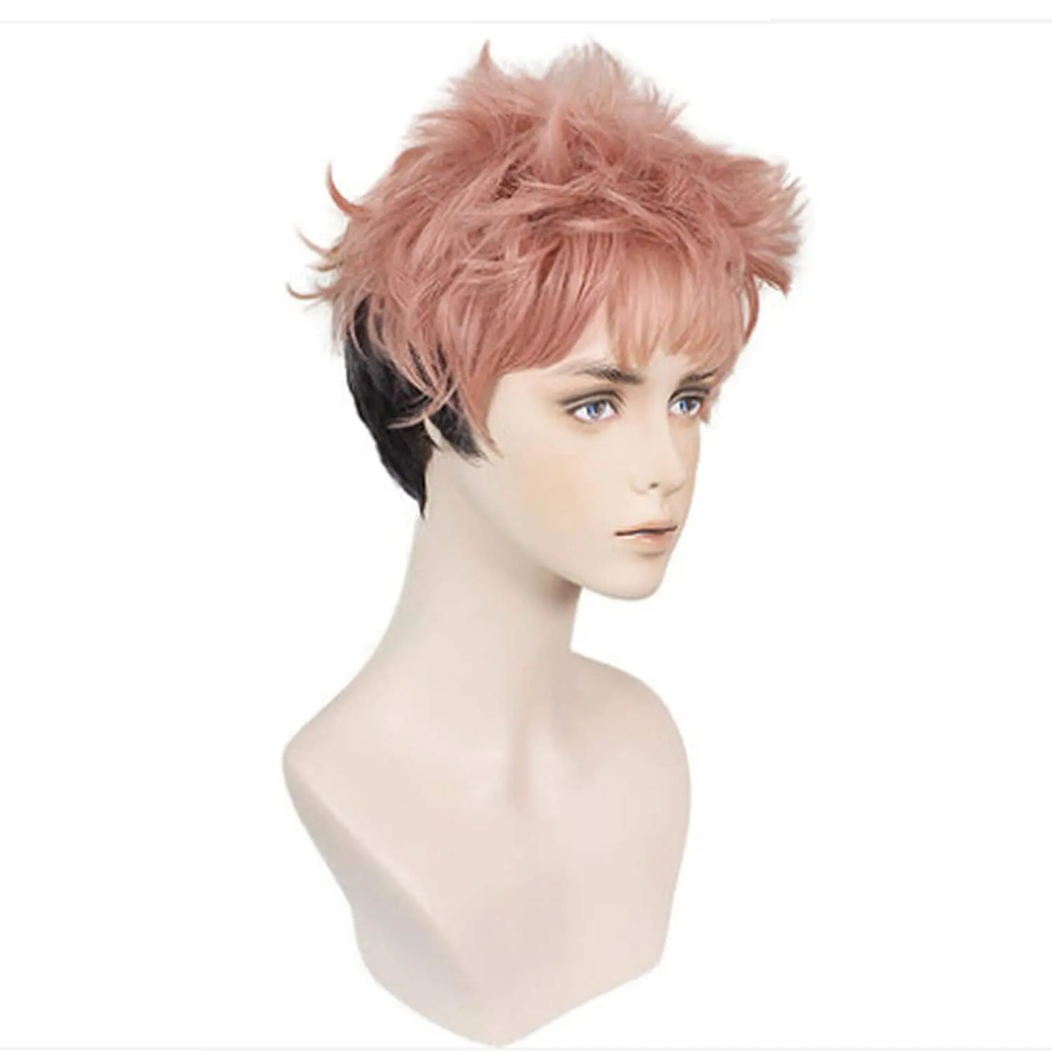 

CosNoble Yuji Itadori Wig Anime Jujutsu Kaisen Cosplay Costume Short Hair