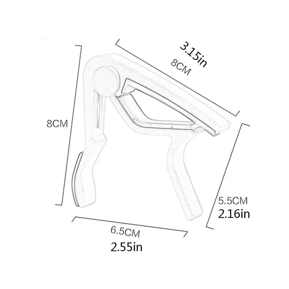 High Quality Aluminium Alloy Metal New Guitar Capo Quick Change Clamp Key Acoustic Classic For Tone Adjusting | Спорт и развлечения