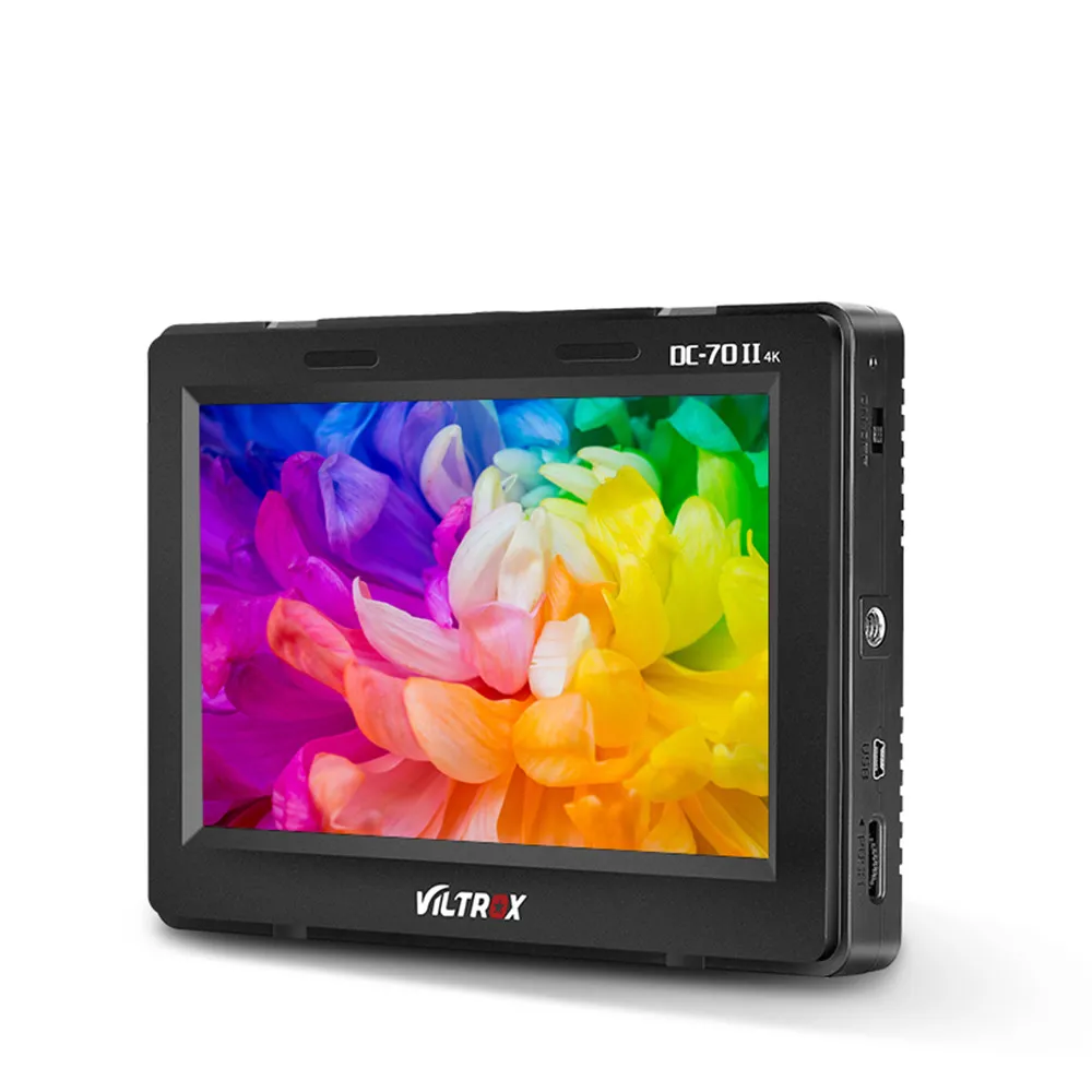 Viltrox 7 ''DC-70 II клип на HD lcd HDMI AV вход камера видео монитор дисплей и батарея и зарядное устройство для Canon Nikon DSLR BMPCC