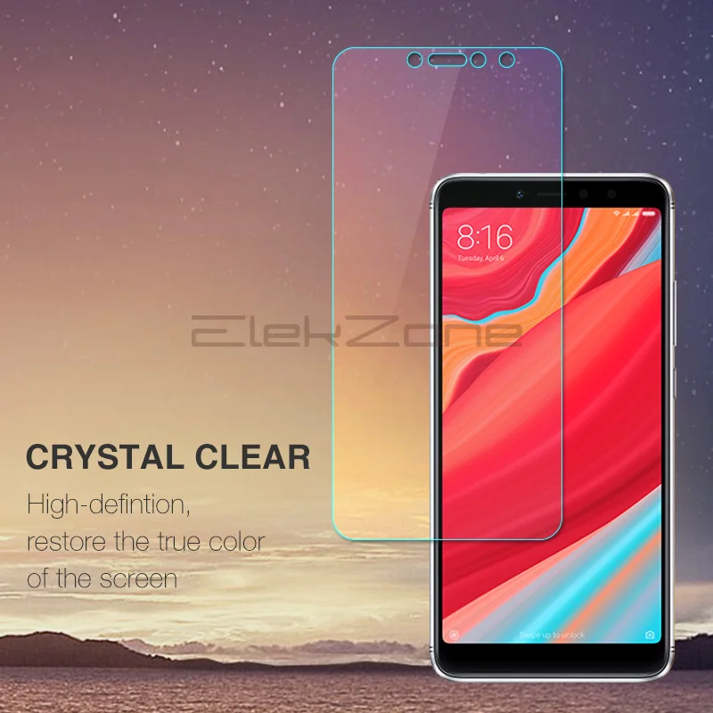 Защитное стекло закаленное для Xiaomi Redmi Note 8T 8 7 5 6 Pro 5A Prime S2 GO K20 HD 3 шт.|Защитные