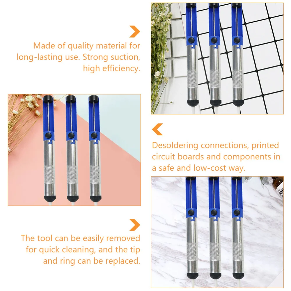 

5pcs Powerful Desoldering Pump Soldering Sucker Pen Removal Hand Tool Tin Sucker