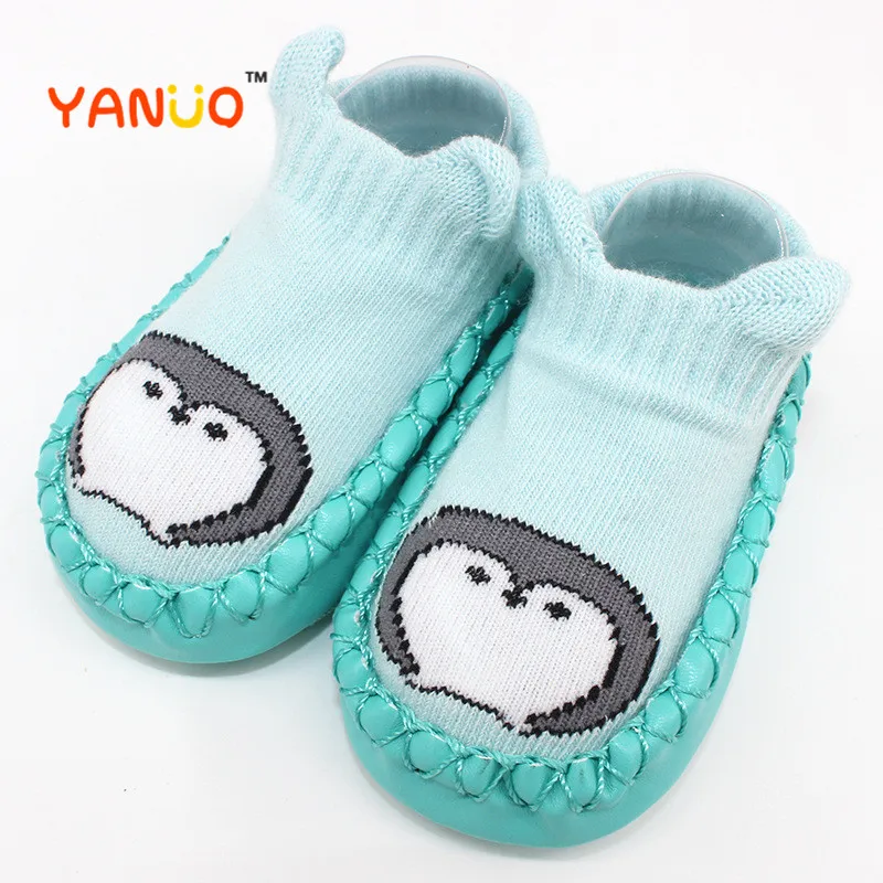 YANUO модные детские носки с рисунками героев из мультфильмов Для детской кожи на