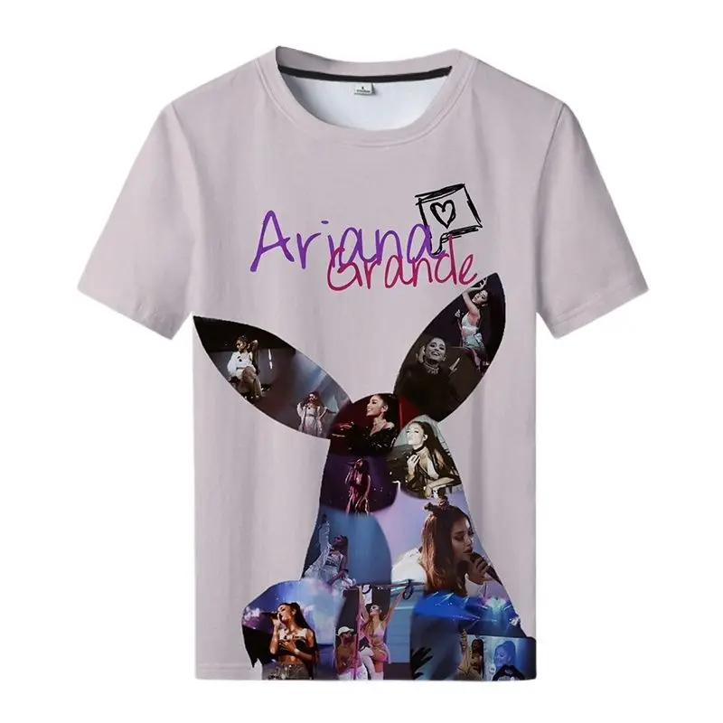 

2021 summer 3D printed character t-shirts, children's fashion short-sleeved t-shirts, mother and daughter casual parent-child cl