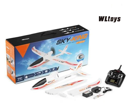 Parkten Wltoys F959s Улучшенный F959 с гироскопом Sky King 3CH RC самолет пуш скорость планер RTF