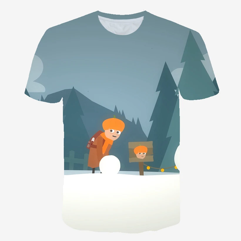 

T-shirt Short-sleeved 3D Printing Fashion Children's T-shirts Shirt Cartoon Anime Baby Clothing Teen Boy Girl Clothing Top