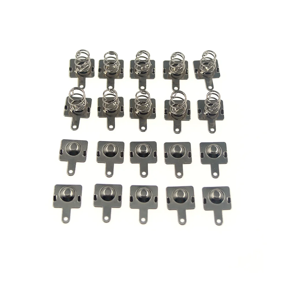 10 пар/9 5x9 мм Сменные Металлические батарейки пружинные контактные пластины
