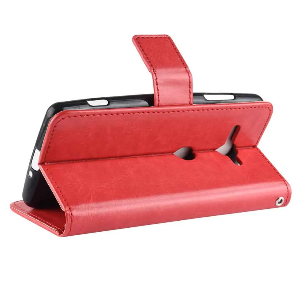 

Leather phone case for Sony Xperia XZ2 / XZ Premium / XZ2 Compact / XZ2 Premium H8166 Cover Flip wallet with stand Retro Coque