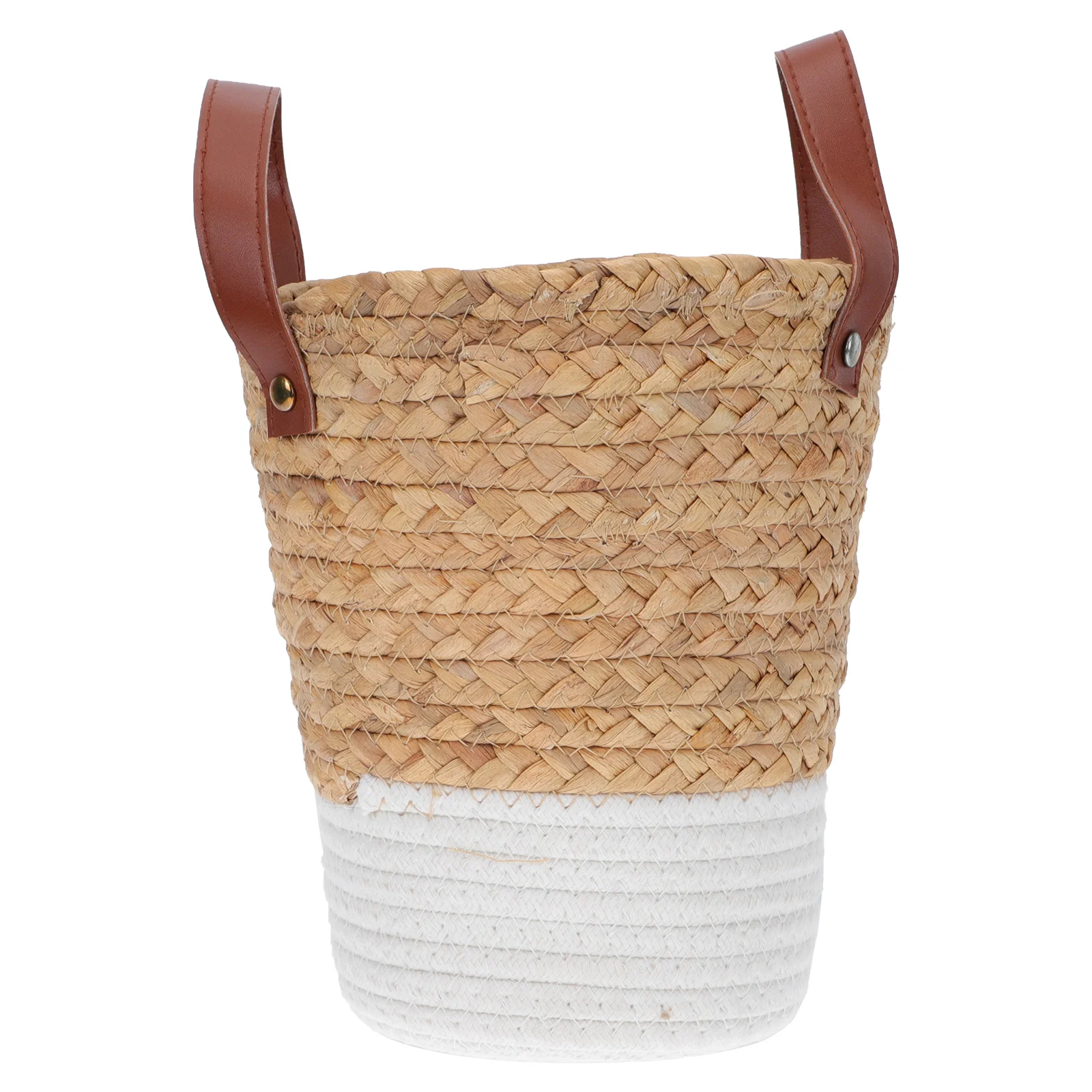 

1Pc Weaving Durable Flower Basket Delicate Basket Decor Home Sundries Basket