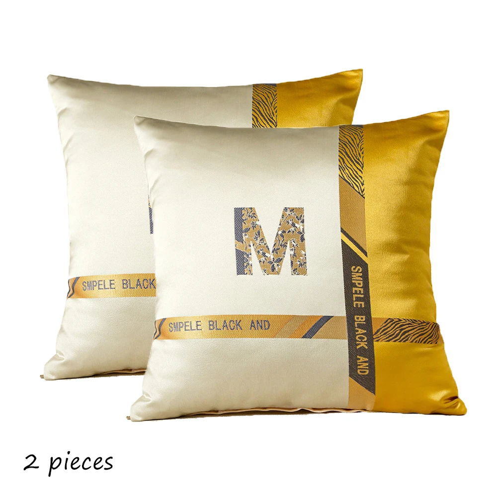 

2 Pieces High Precision Cushion Cover 45x45 Pillowcases for Pillows Decorative for Living Room Embroidered Cushions Sofa Home M
