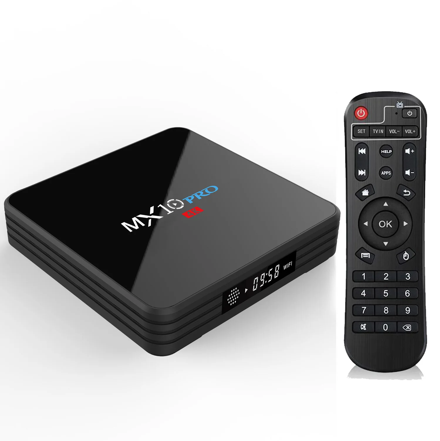 MX10 PRO Новый Android 9 0 X96 Мини Смарт ТВ-бокс S905W четырехъядерный Поддержка 2 4G