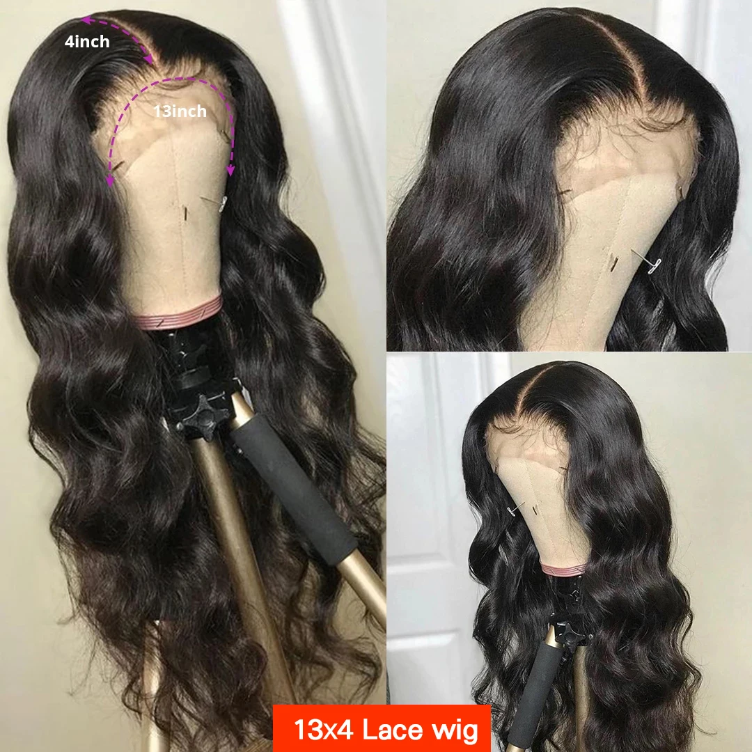 Парик из человеческих волос 13x6 бразильские волосы 30/40 дюймов волнистые 5x5 |