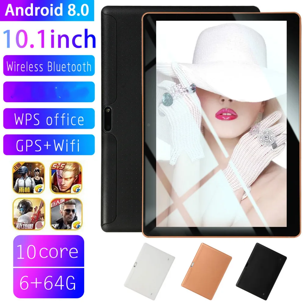 2021 Новый 10 дюймовый планшетный ПК с системой андроида двумя sim картами 4G