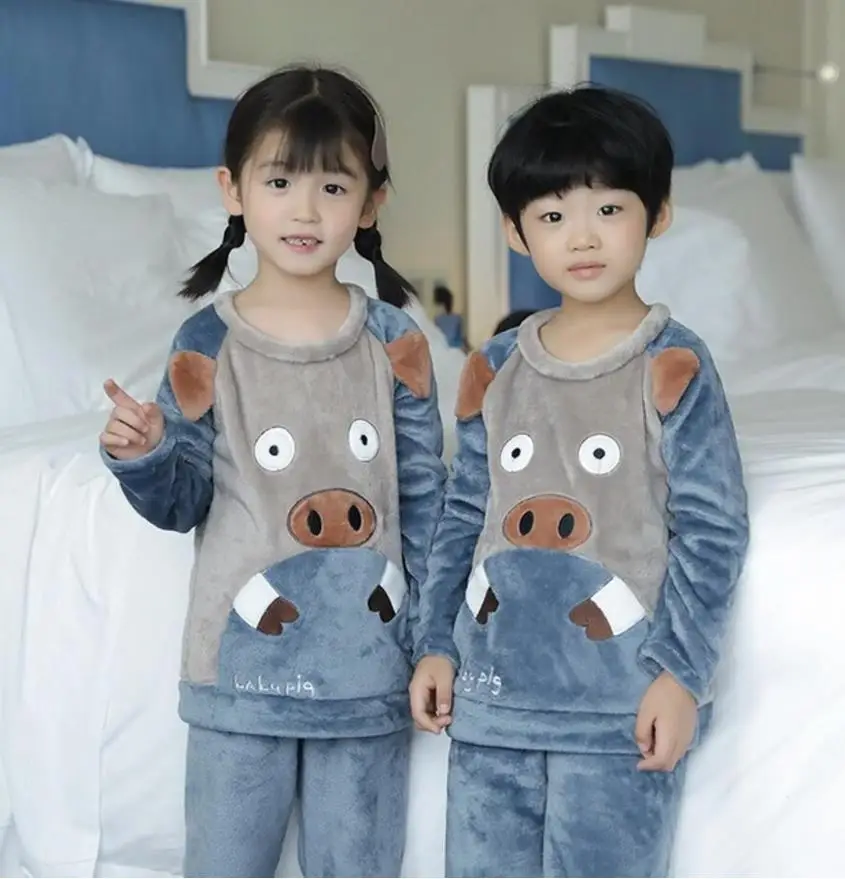 Детские пижамы из кораллового флиса домашняя одежда пижама по низкой цене