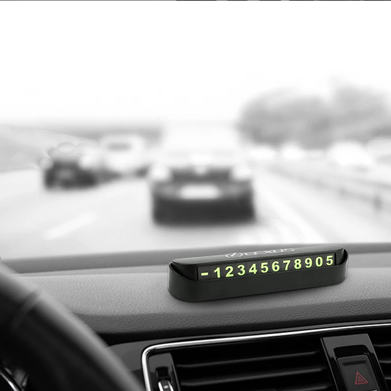Парковочная табличка с номером для автомобилей светящаяся парковочная телефона