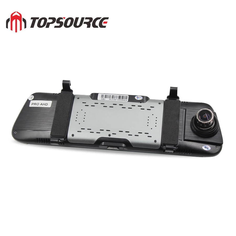 TOPSOURCE 10 &quot4G IPS Видеорегистраторы для автомобилей Камера ADAS зеркало Dash cam Видео