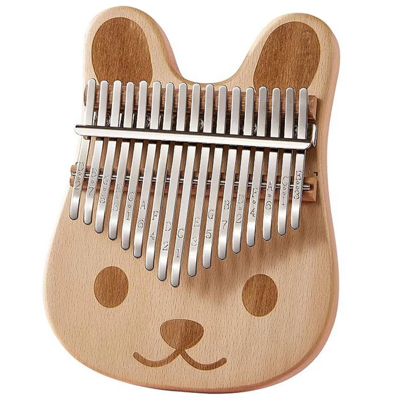 

Kalimba 17 клавиш из массива красного дерева портативное пианино для большого пальца пианино Мультяшные милые музыкальные инструменты Mbira Calimba