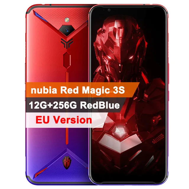 12G 256G Redbule Глобальная версия,, zte Nubia Red Magic 3 S, игровой мобильный телефон 6,65 ''Snapdragon 855 Plus, сканер отпечатков пальцев, 5000 мА/ч, 27 Вт, FastCharge - Цвет: 12G 256G Redbule
