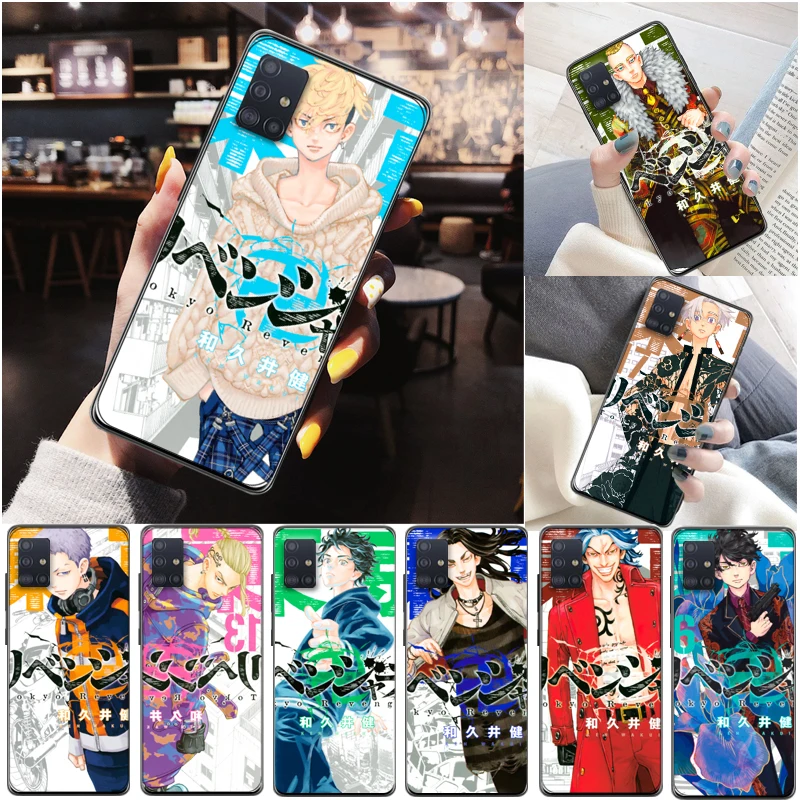 

Tokyo Revengers Atsushi Takemichi Hanagaki Hinata Takemichi Phone Case For Samsung Galaxy A51 A71 4G 5G Soft TPU Coque Funda