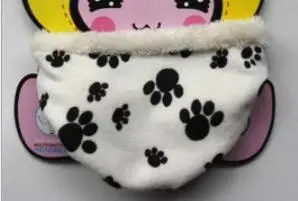 paw white Теплый детский шарф, воротники, плюшевое кольцо, шарф, хлопок, Bufandas для мальчиков и девочек, Осень-зима, детский шейный платок, детский шарф - Цвет: paw white