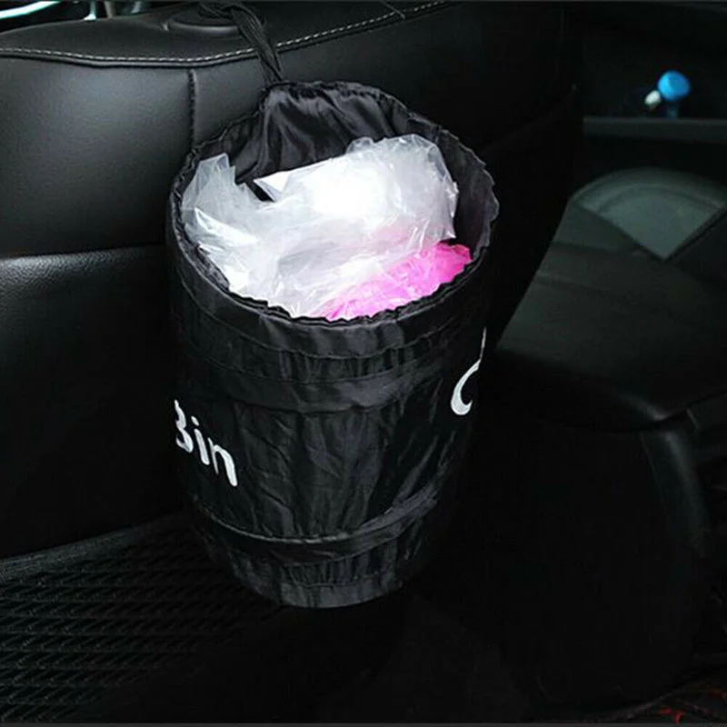 Портативный Автомобильное Мусорное ведро складной Автоматическая мусорная